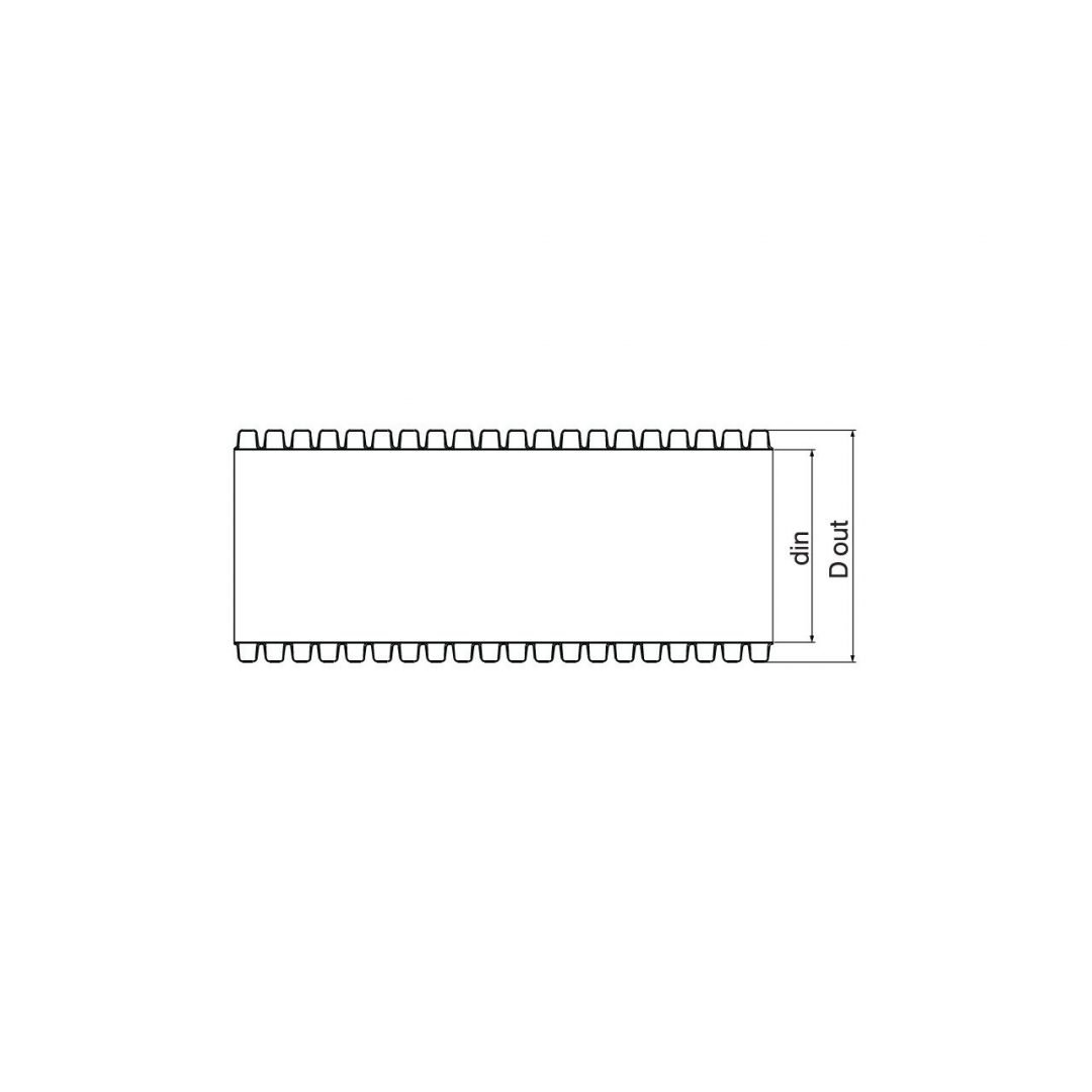 GEONFLEX tubo de parede duplamente estruturado