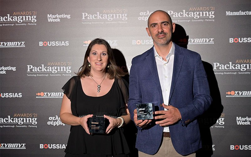 Distinção importante com prémio duplo para a KOUVIDIS nos «Packaging Awards 2021»